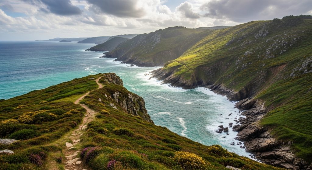 Ruta dos Faros da Costa da Morte: de Malpica a Fisterra polos acantilados