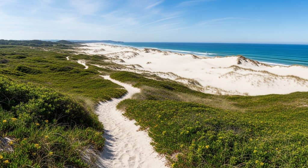 Sendeiro de O Vicedo á Praia das Areas Brancas: cantís brancos na Mariña
