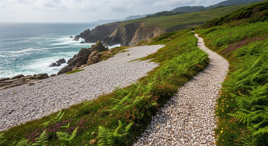 Ruta dos Cristais de Fisterra: o mar de cunchas e a lenda das meigas