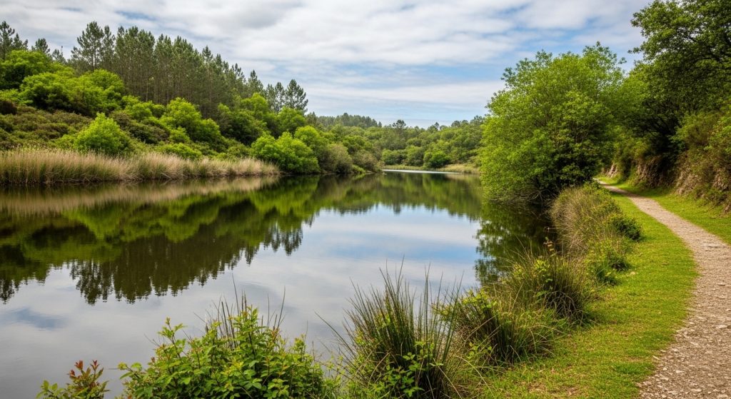Sendeiro da Lagoa de Castrelo: o espello de auga de Celanova