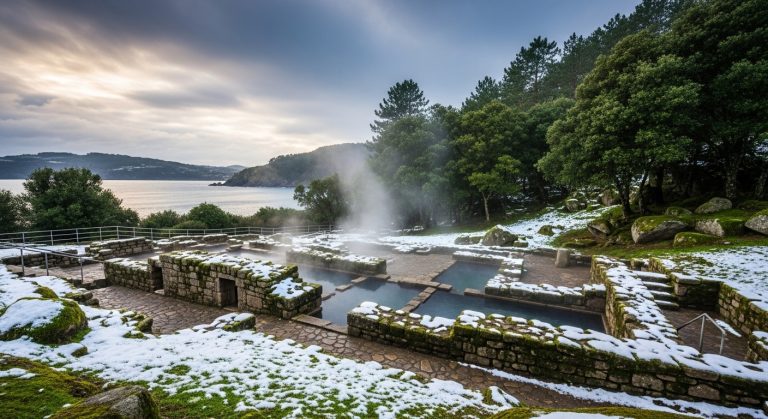 Escapada invernal a las termas romanas de Lobios: bienestar y historia