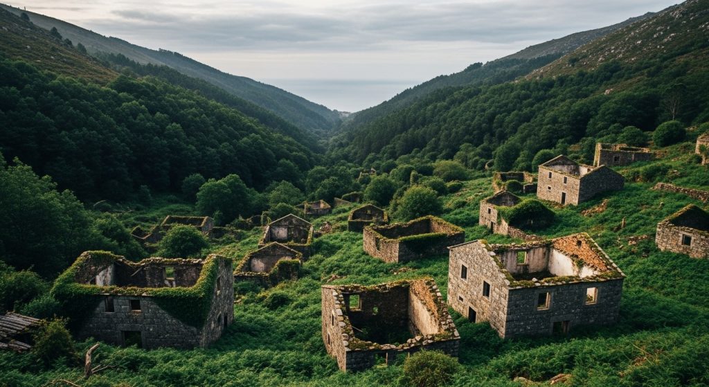Ruta de los pueblos abandonados del valle del Bibei: misterio y ruinas