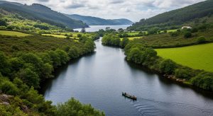 Descenso en canoa por el río Tambre desde el encoro de Barosa