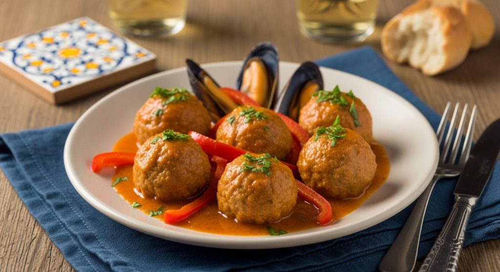 Albóndigas de marisco al estilo gallego: receta gourmet en casa