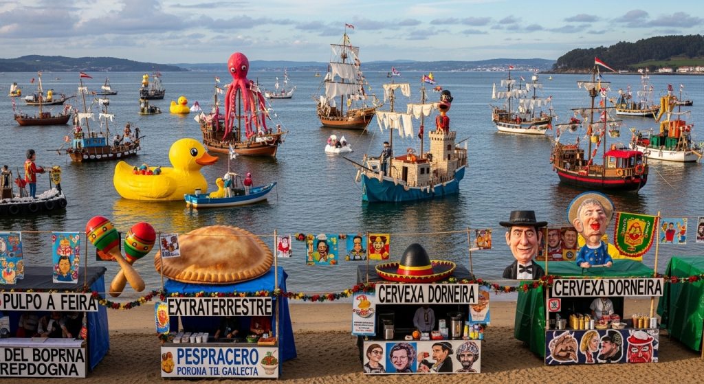 A Festa da Dorna en Ribeira: humor, regatas y caos creativo en la ría de Arousa