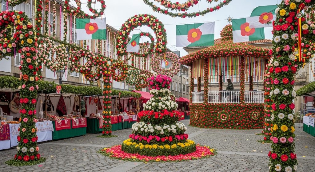 Festa da Camelia de Vilagarcía: la flor de Galicia como protagonista