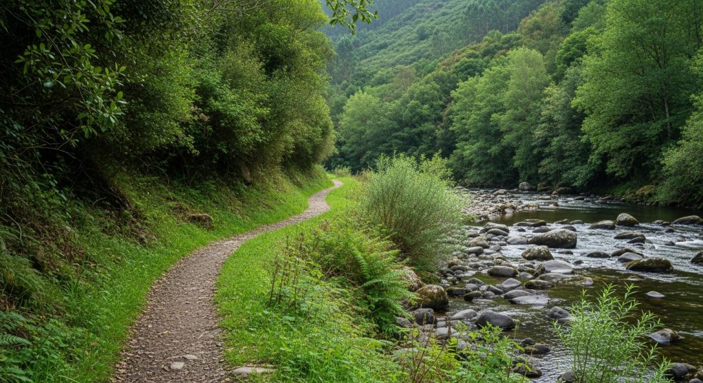 Percorrido pola Senda do Río Sarela en Santiago