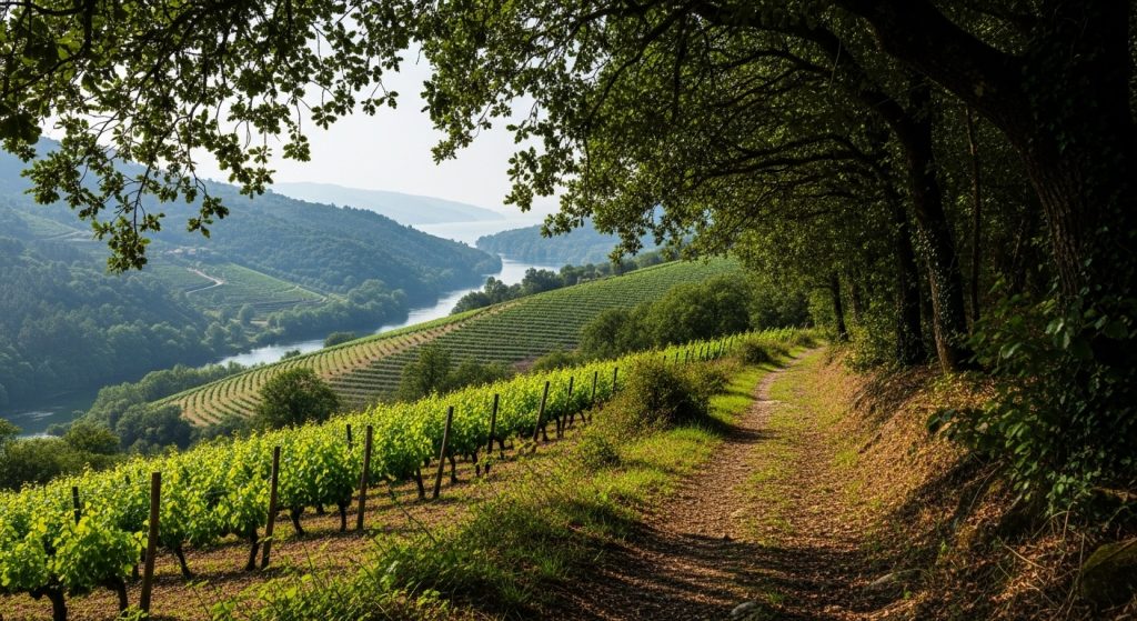Senda do Río Miño: de Belesar a Os Peares entre viñedos