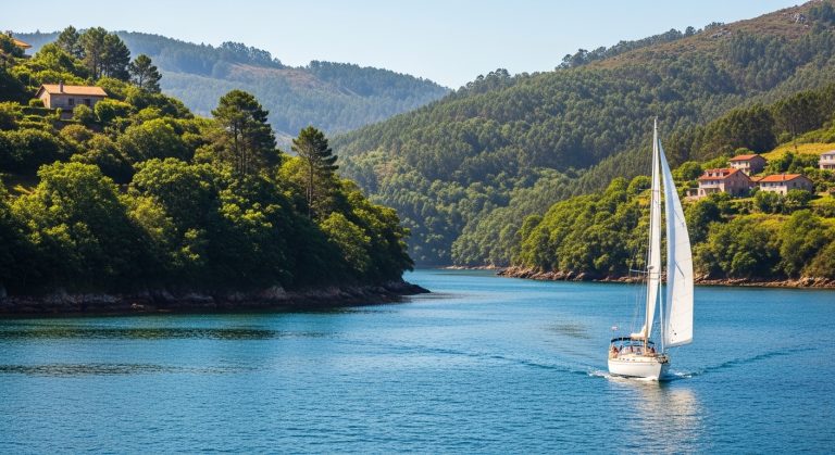 Vela en la ría de Muros-Noia: aventura y paisajes únicos