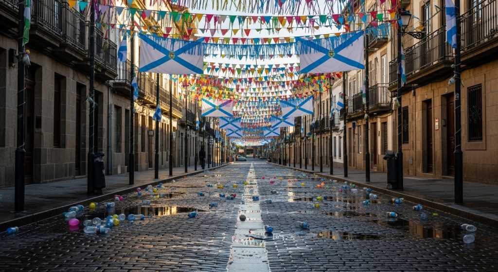 Festa da Auga de Vilagarcía: la batalla más refrescante del verano gallego