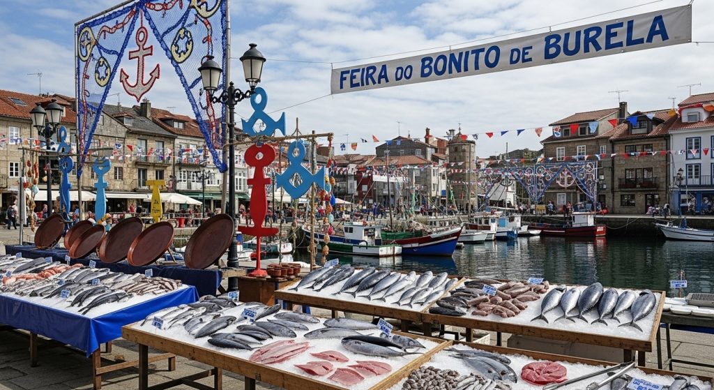 Feira do Bonito de Burela: pescado, puerto y sabor del Cantábrico gallego