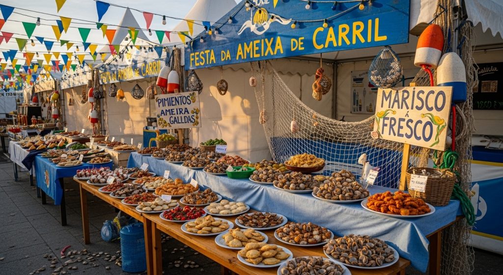Festa da Ameixa de Carril: almejas, tapas y tradición marinera en Vilagarcía