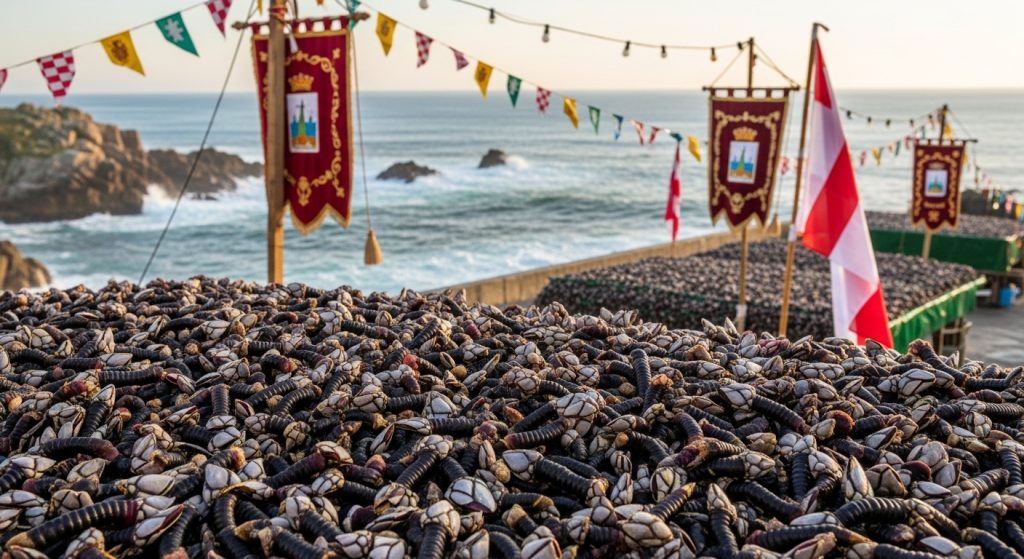 Festa do Percebe do Roncudo: percebeiros, océano y producto icónico de Corme