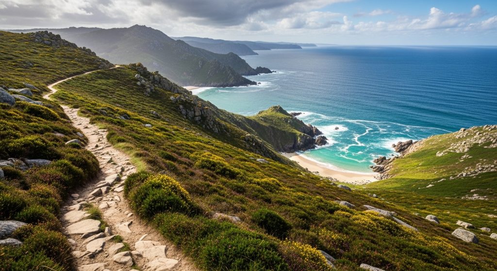Ruta do Camiño dos Faros en Laxe: natureza salvaxe e praias virxes