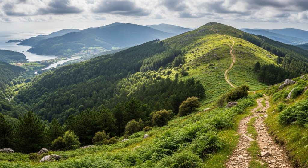 Ascensión ao Monte Aloia: vistas sobre o Baixo Miño