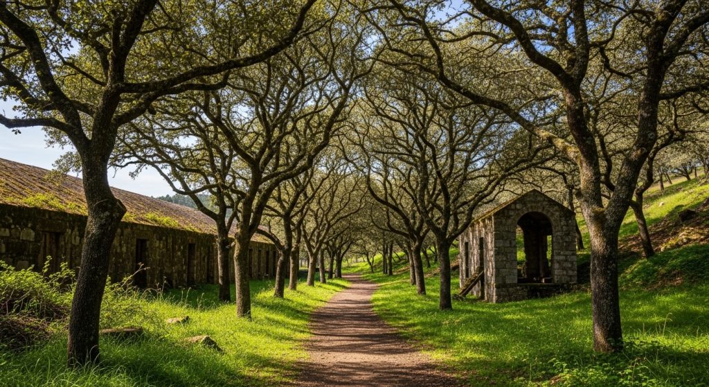 Percorrido polos Muíños do Folón e do Picón: relictos industriais entre carballos