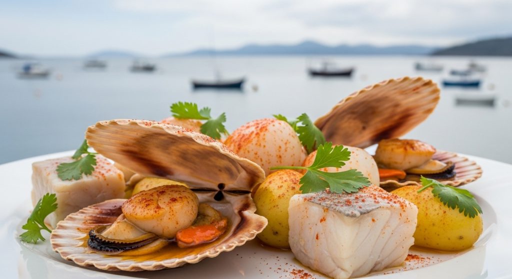 Ruta do marisco en la Ría de Noia: restaurantes con vista al mar