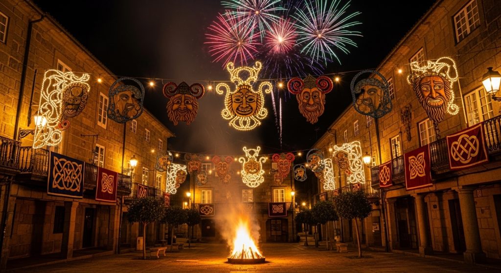 Noite Meiga en Sarria: leyendas, fuegos y misticismo gallego