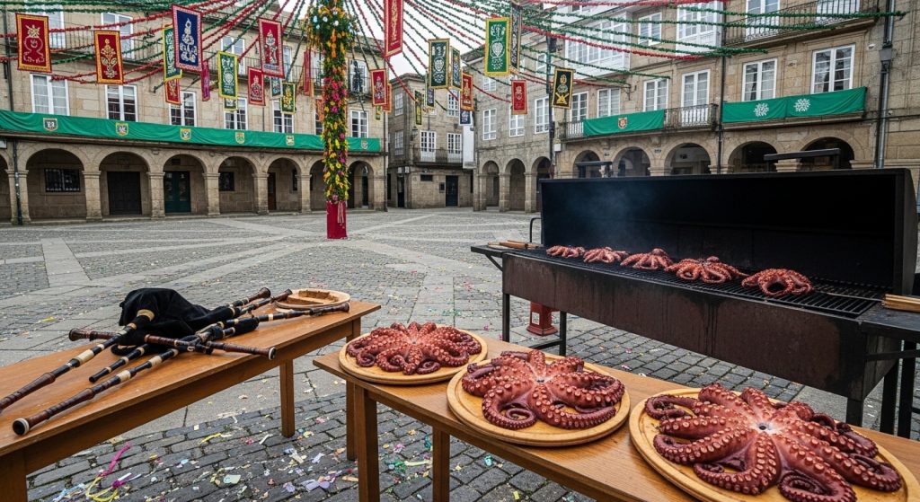 Festa de San Froilán en Lugo: gaitas, pulpo y tradición centenaria