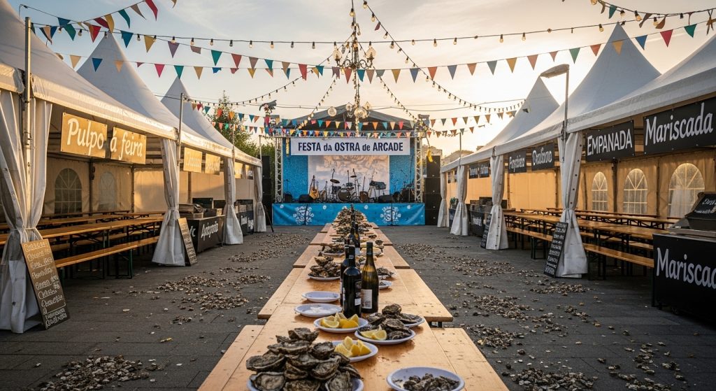 Festa da Ostra en Arcade: degustación, música y marisquería en las Rías Baixas