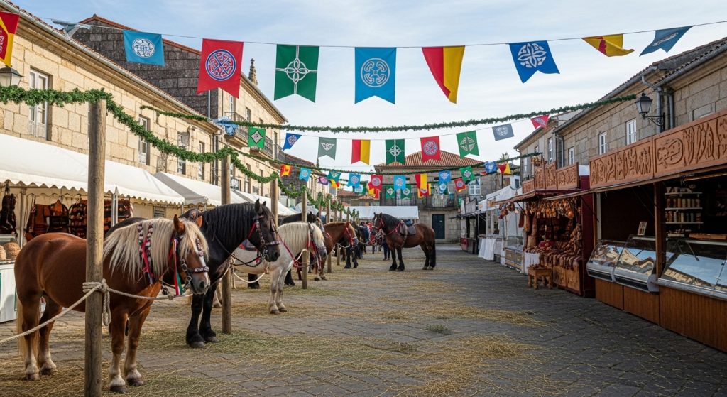 Feira Cabalar de San Lucas en Mondoñedo: caballos, ferias y tradición millenaria