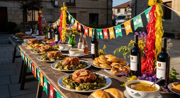 Festa do Lacón con Grelos en Cuntis: producto local y recetario gallego