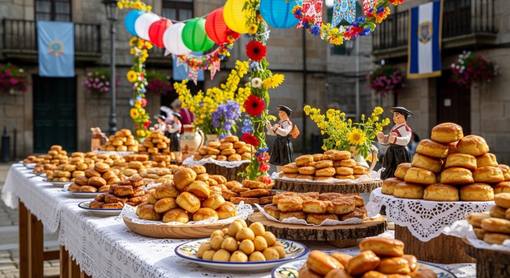 Festa do Melindre en Melide: melindres caseros y fiesta dulce