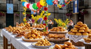Festa do Melindre en Melide: melindres caseros y fiesta dulce