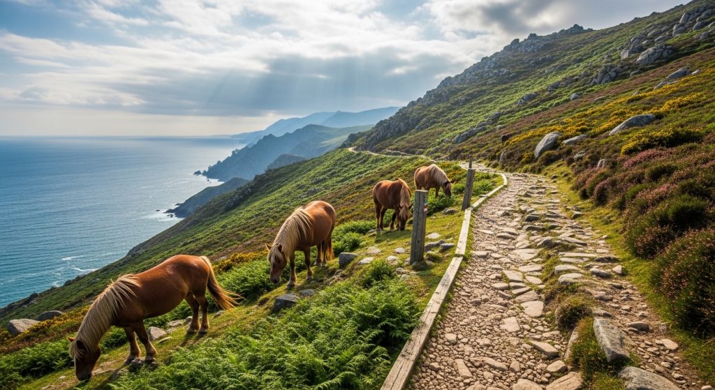 Camiñada pola Serra da Capelada: cabalos salvaxes e vistas