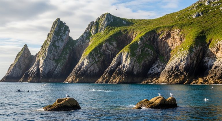 Rutas en kayak por la costa de Lugo: acantilados y fauna marina