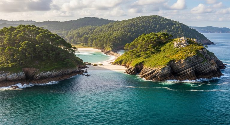Travesía en barco a las Islas Cíes con rutas guiadas