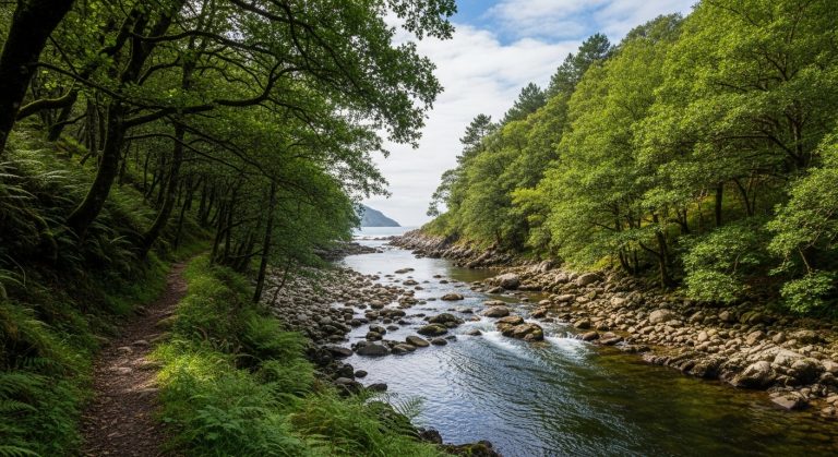Vallliciosa ruta fluvial de senderismo por el río Tea
