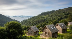 Fin de semana rural en las cabañas de madera de Outes