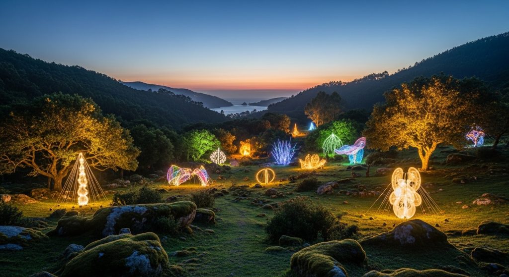 Descubre el festival de la luz en Boimorto: música y experiencias