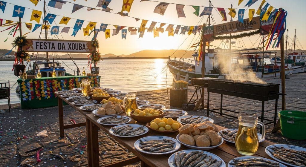 Festa da Xouba en A Illa de Arousa: degustación junto al mar