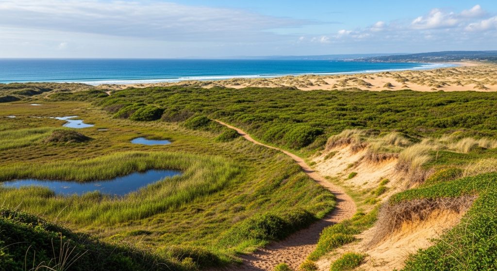 Percorrido polo Fermoso Sendeiro de Louro: marisma e dunas