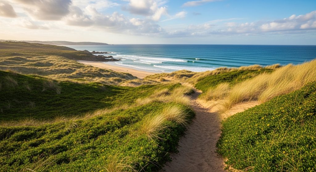 Sendeiro da Praia de Trece: entre dunas e natureza virxe
