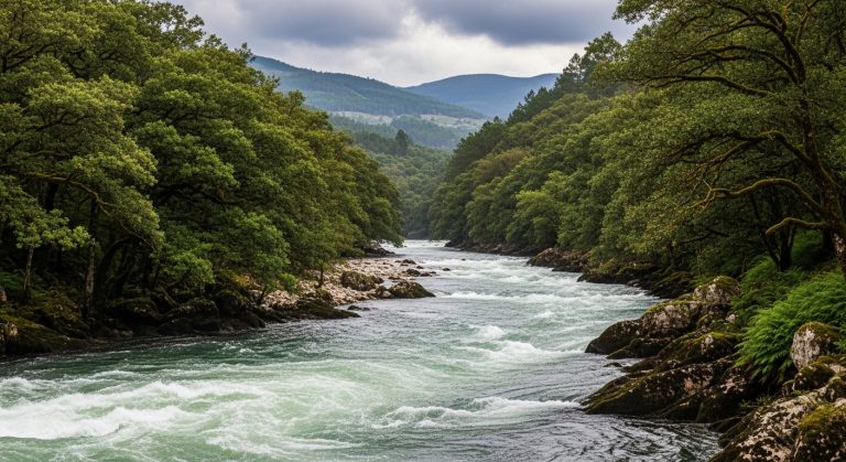 Experiencia de rafting en el río Miño para aventureros