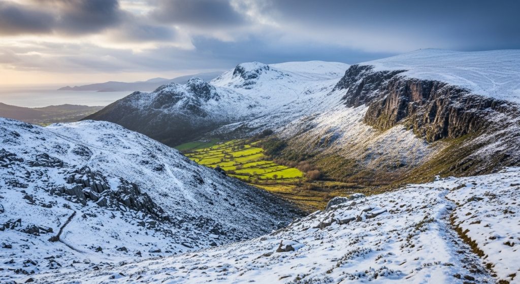 Trekking invernal por Os Ancares: paisajes nevados