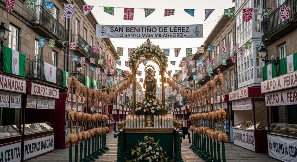 Romería do San Benitiño de Lérez: el santo más milagreiro