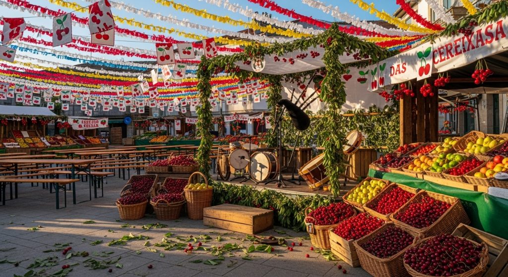 Festa das Cereixas en Paiosaco: fruta, música y ocio