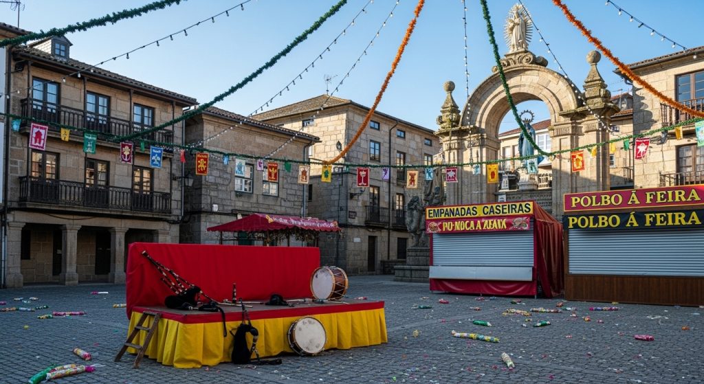 Festa das Neves en As Neves: devoción, música y feria