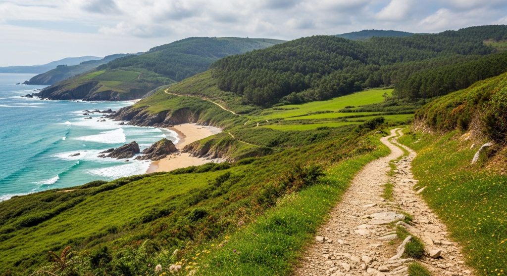 Camiño Inglés desde Ferrol a Betanzos: etapas costeiras e rurais