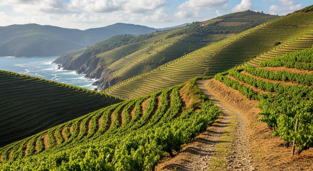 Percorrido pola Ribeira Sacra desde Chantada: viñedos en pendente