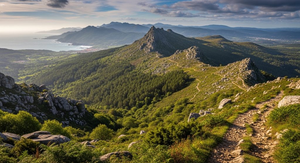 Ruta da Serra de O Bocelo: cumbres e castros do interior