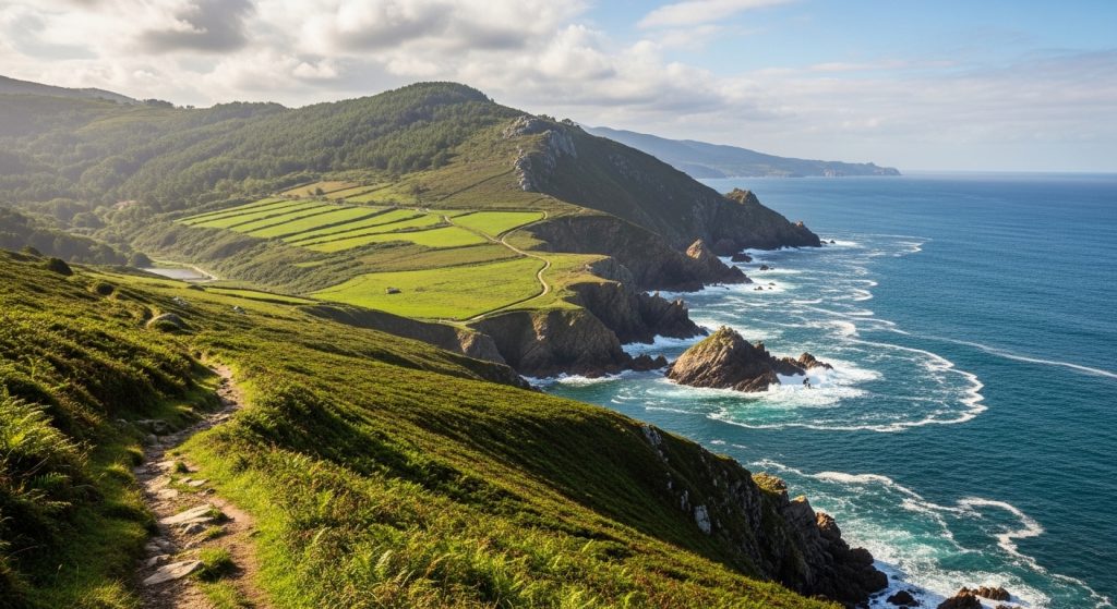 Senderismo costero por el Camino dos Faros