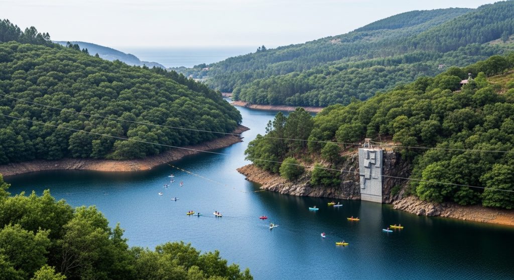 Aventuras multiaventura en el embalse de Eiras