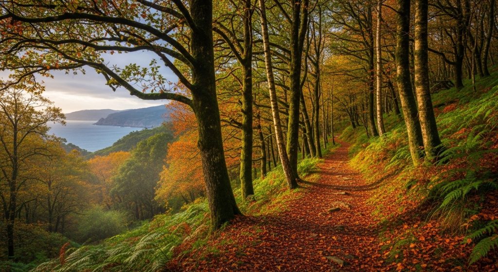 Ruta mitológica por los bosques de Allariz en otoño