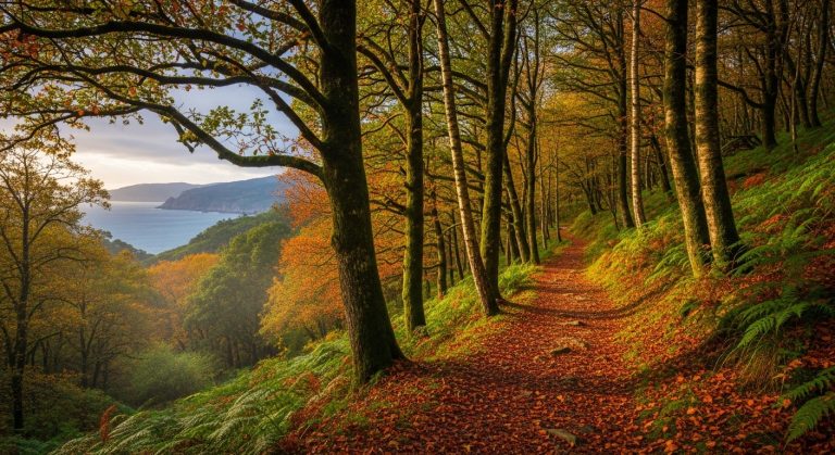 Ruta mitológica por los bosques de Allariz en otoño