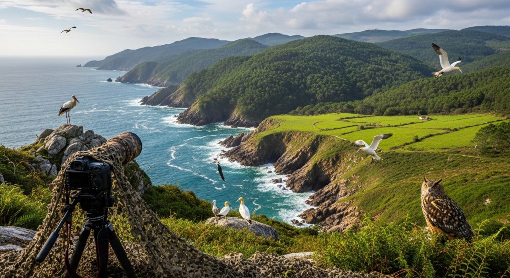 Rutas guiadas de fotografía de aves en la Serra do Xurés